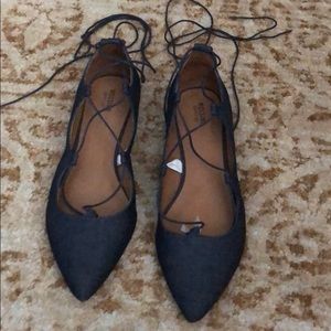 Denim lace up shoe from Mossi I